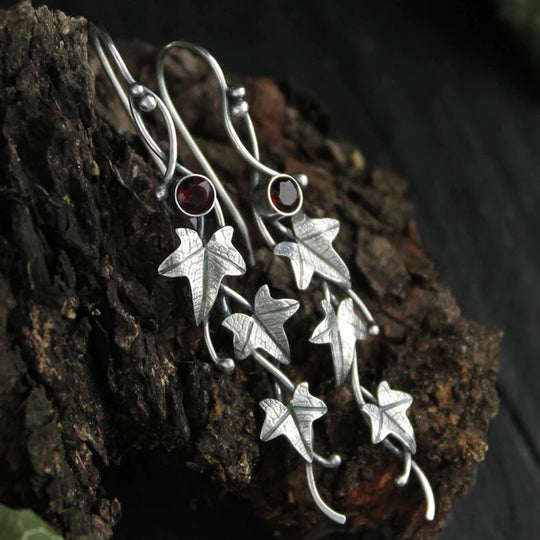 Vintage Leaf Elf Earrings
